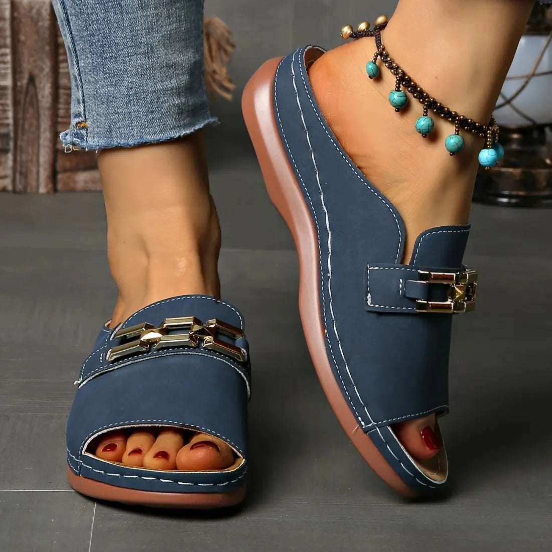 Delia - Sandalias con sujeción ortopédica