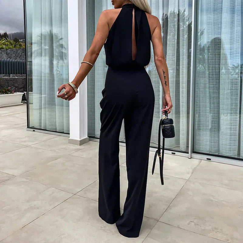 Olivia - Elegante mono liso sin mangas