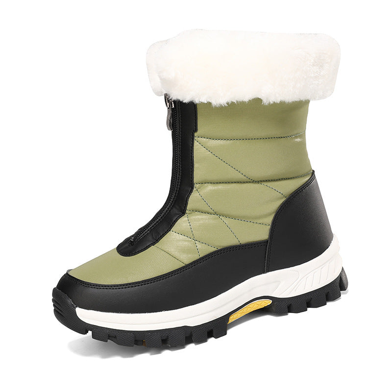 Rina - Botas de nieve antideslizantes y cálidas