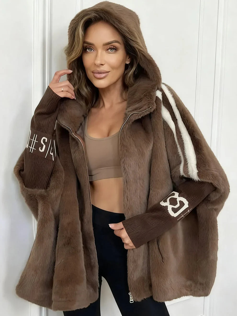 Lona - Cómoda chaqueta de invierno con capucha