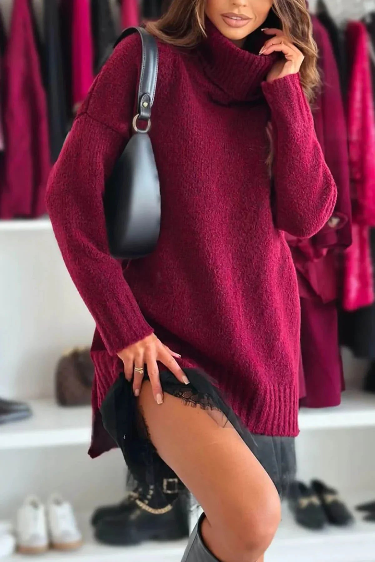 Celina – Conjunto de jersey y vestido
