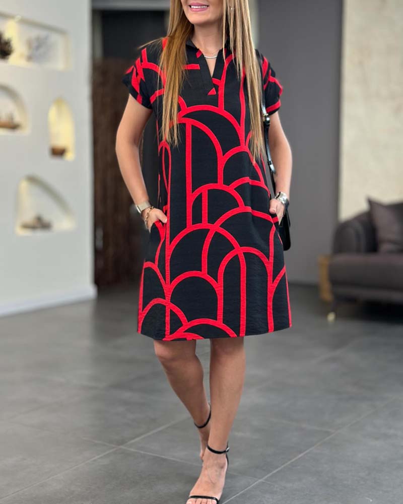 Carla™ Vestido de manga corta