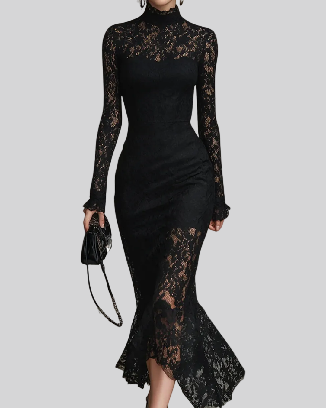 Veronika | Vestido de Noche en Encaje Floral