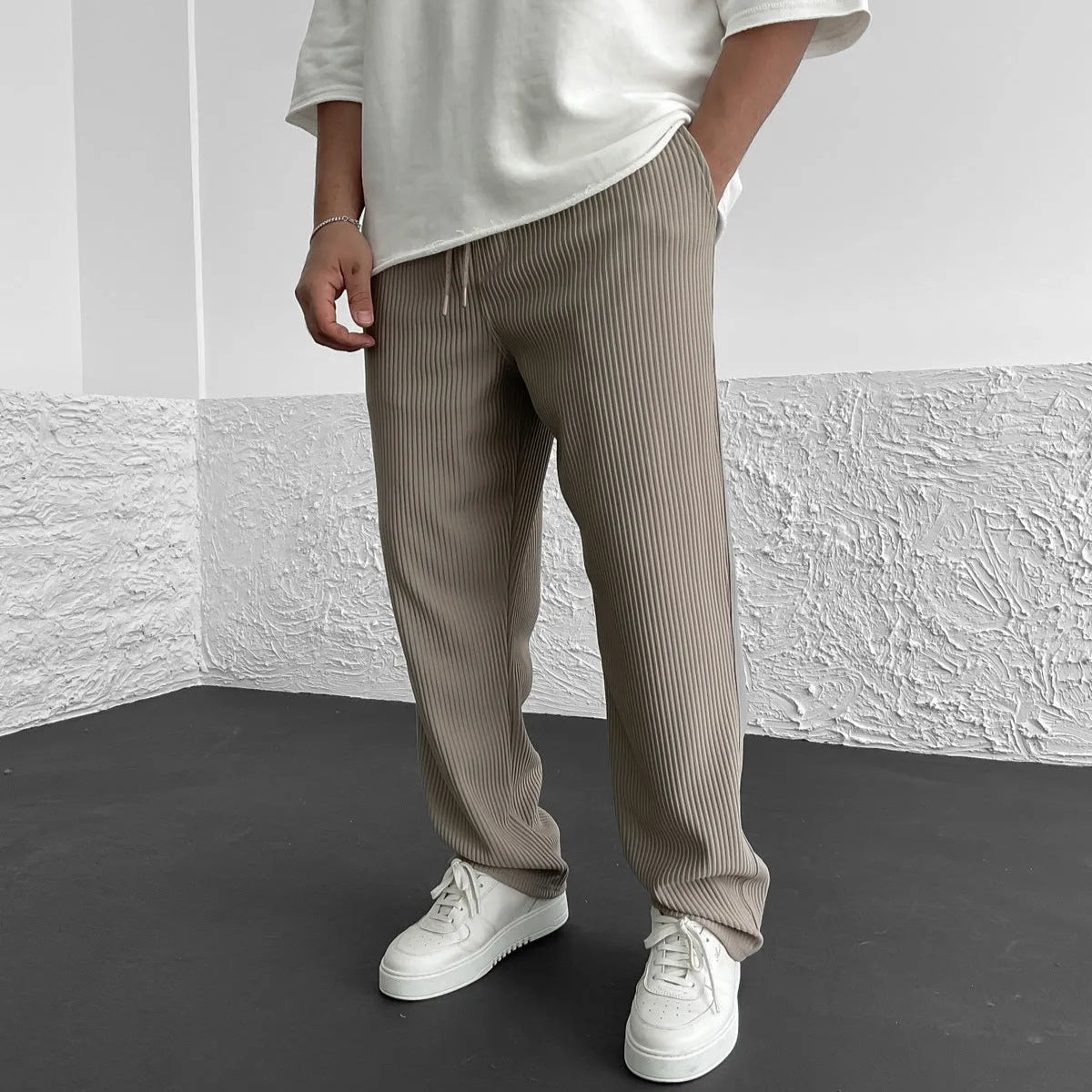 Monaco | Pantalones de Punto Relajados