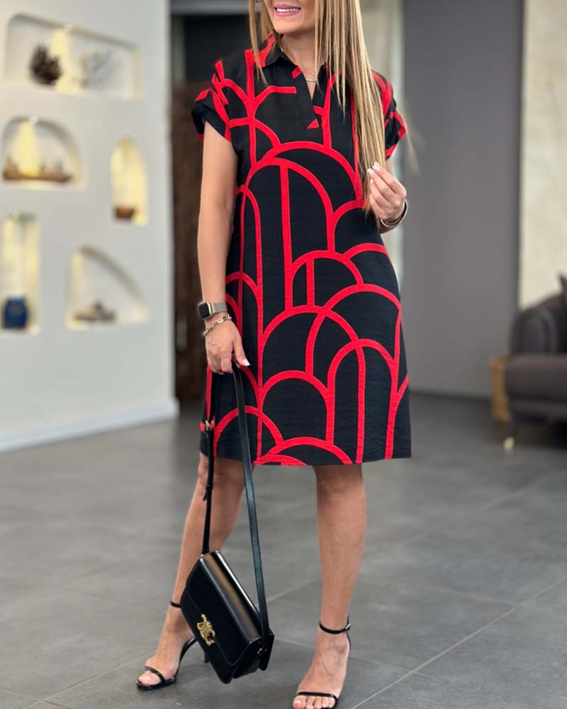 Carla™ Vestido de manga corta