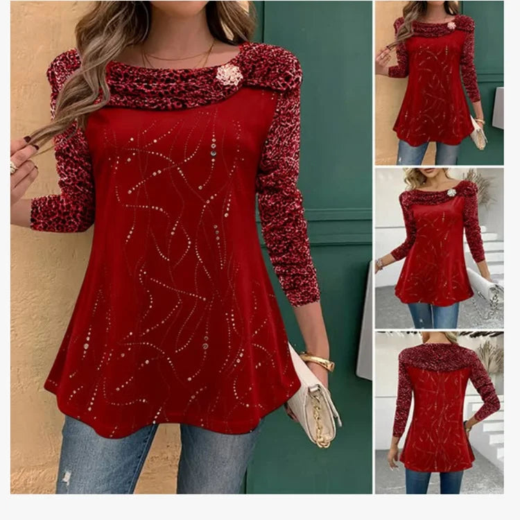 Linora | Blusa casual elegante con detalles refinados