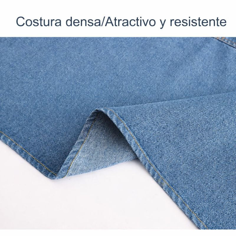 Raquel – Delantal vaquero ultrasuave con bolsillos y tirantes ajustables