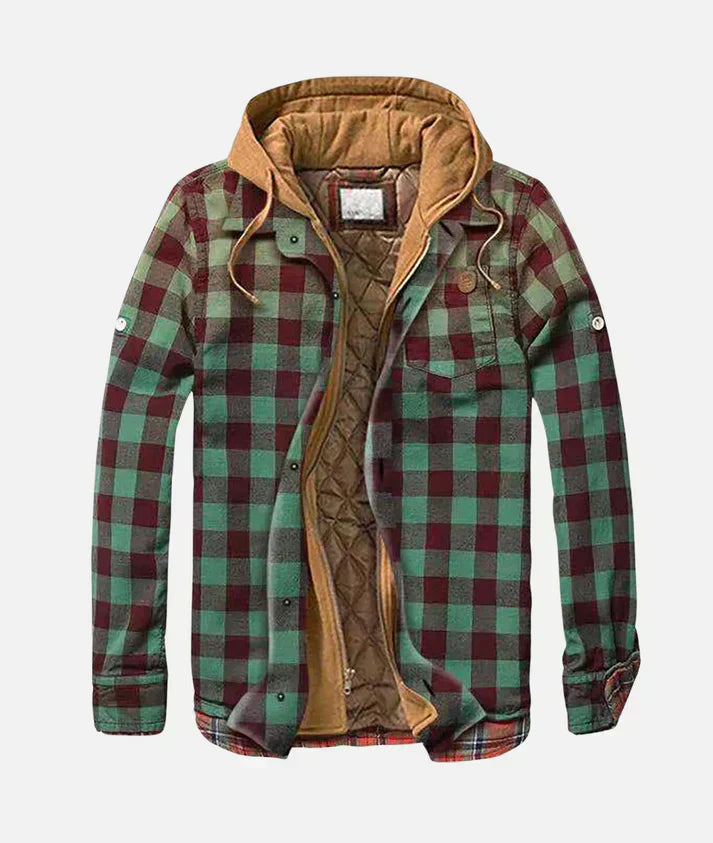MONTARO™ | CHALECO DE PATCHWORK ESTAMPADO CUADROS