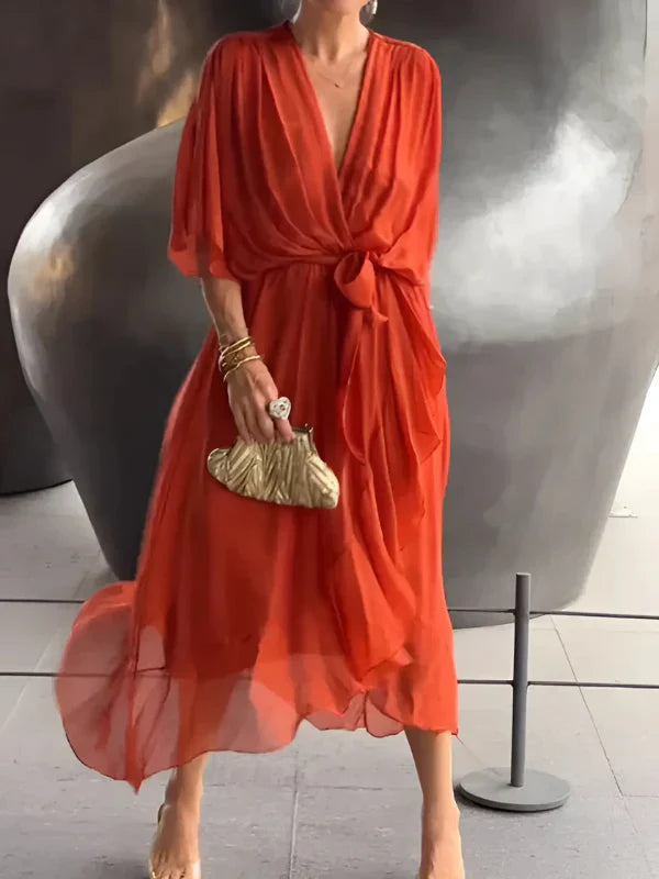Serafina™ | Vestido cruzado atemporal