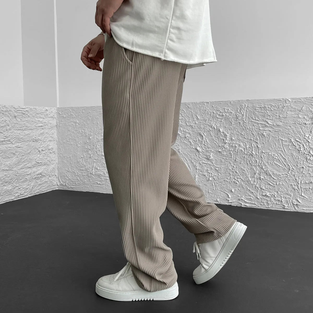 Monaco | Pantalones de Punto Relajados