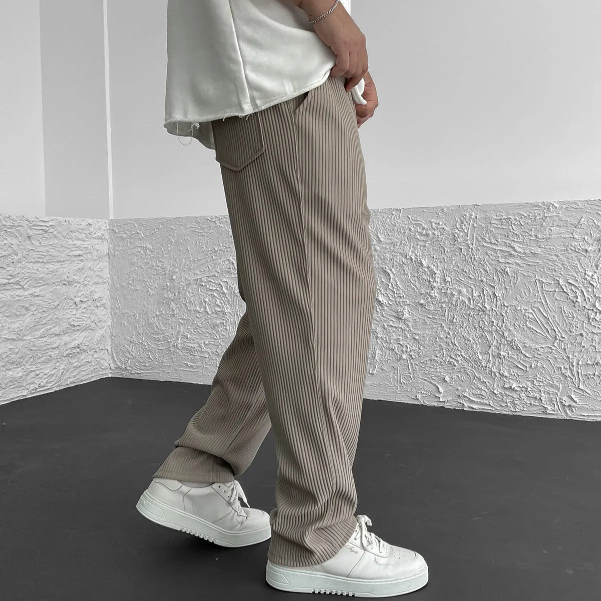 Monaco | Pantalones de Punto Relajados
