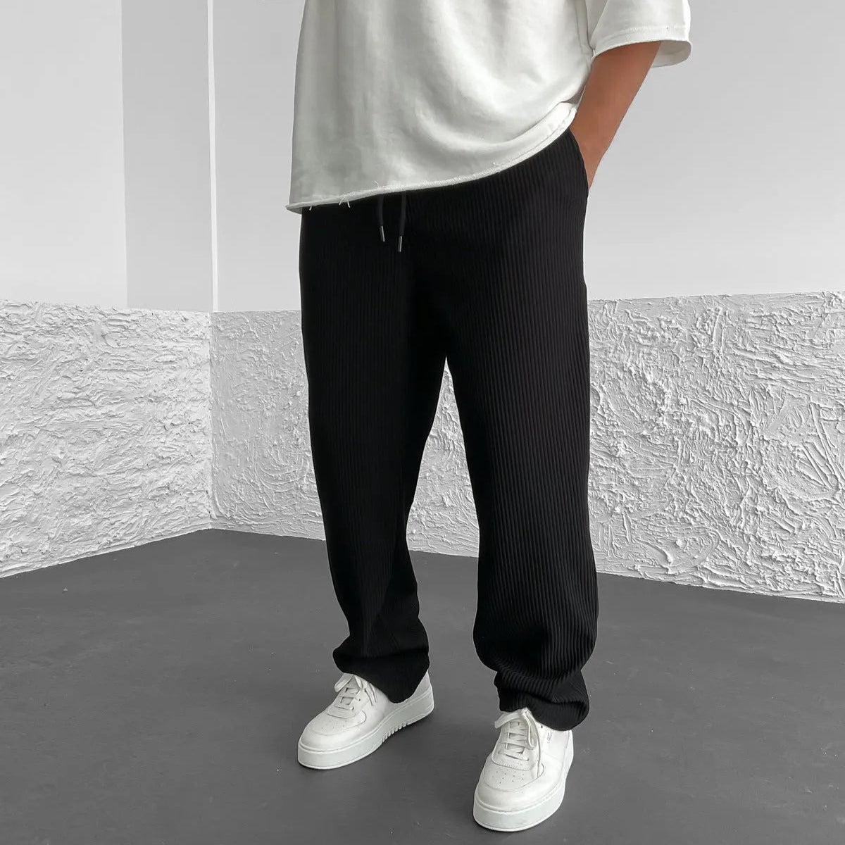 Monaco | Pantalones de Punto Relajados