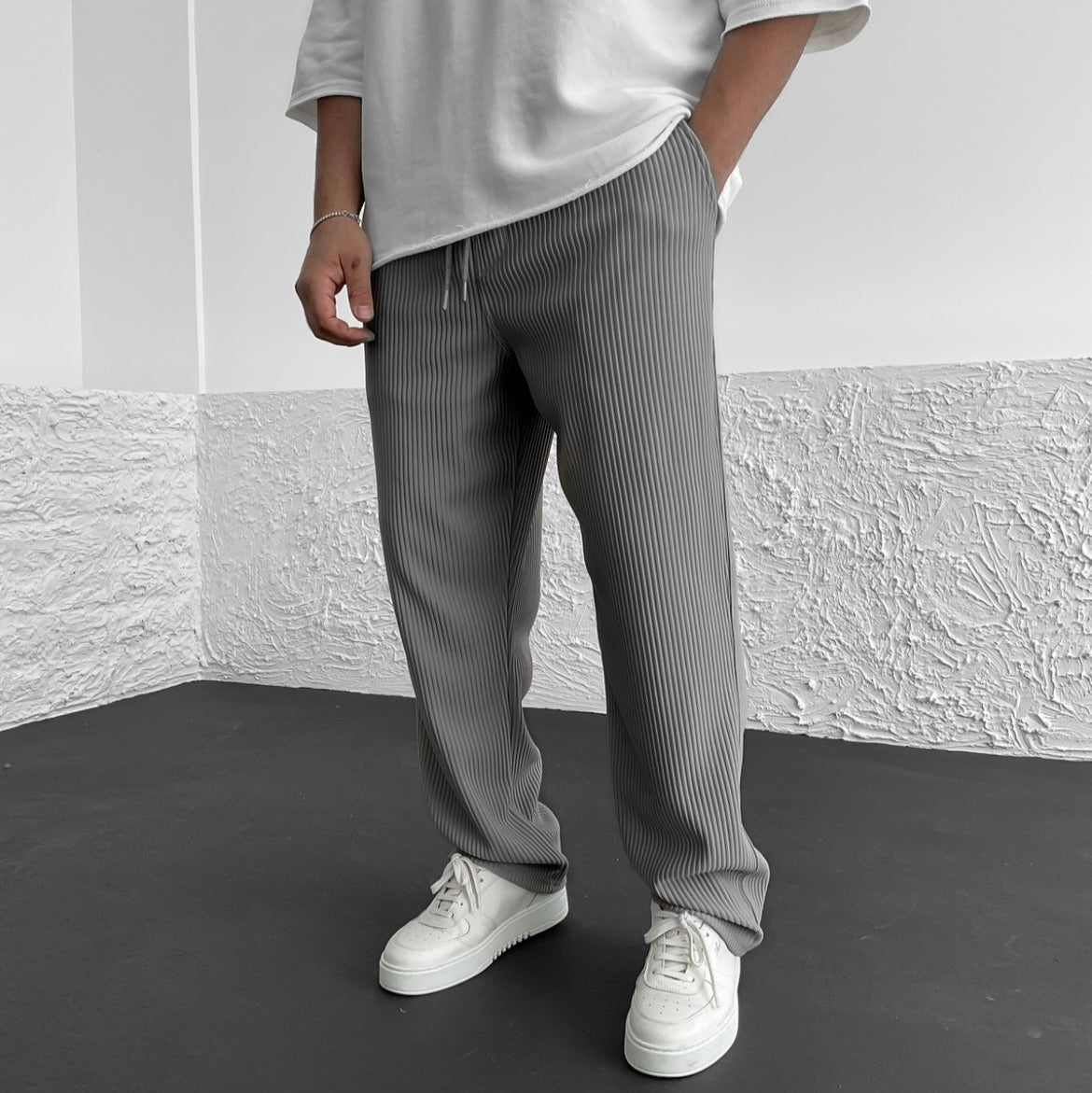 Monaco | Pantalones de Punto Relajados