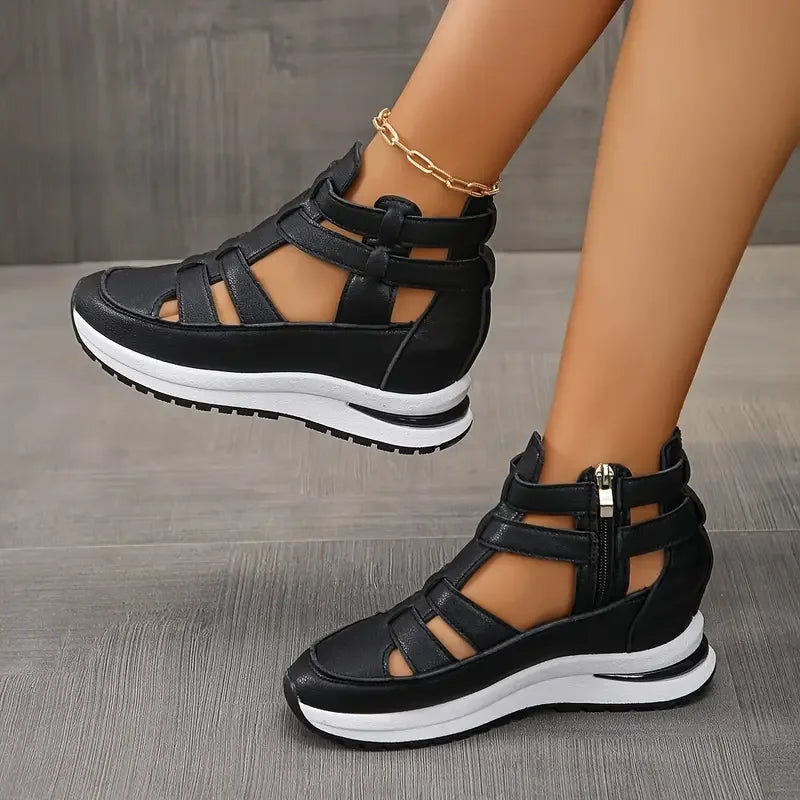 Siena™ | Sandalias con cremallera lateral con diseño moderno y soporte cómodo