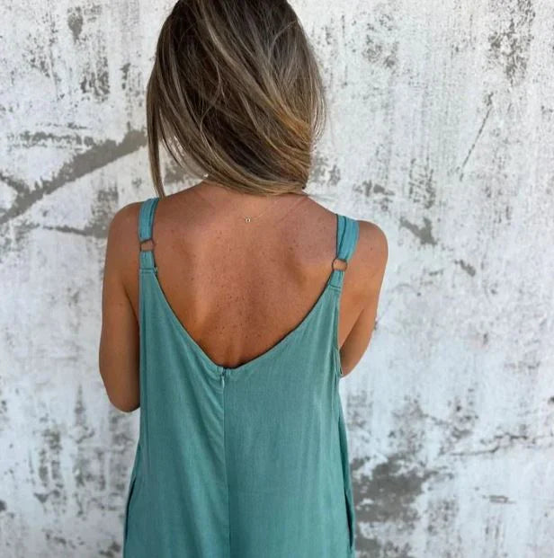 Noa™ | Mono de tirantes con bolsillos y estilo relajado