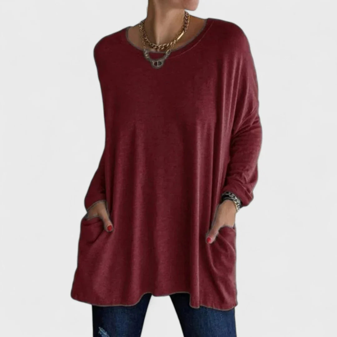 Oriana - Sudadera ligera de corte relajado