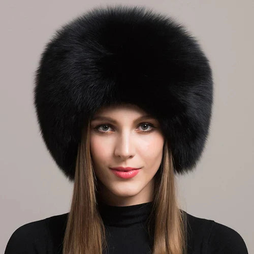 Valentina – Gorro de pelo de zorro