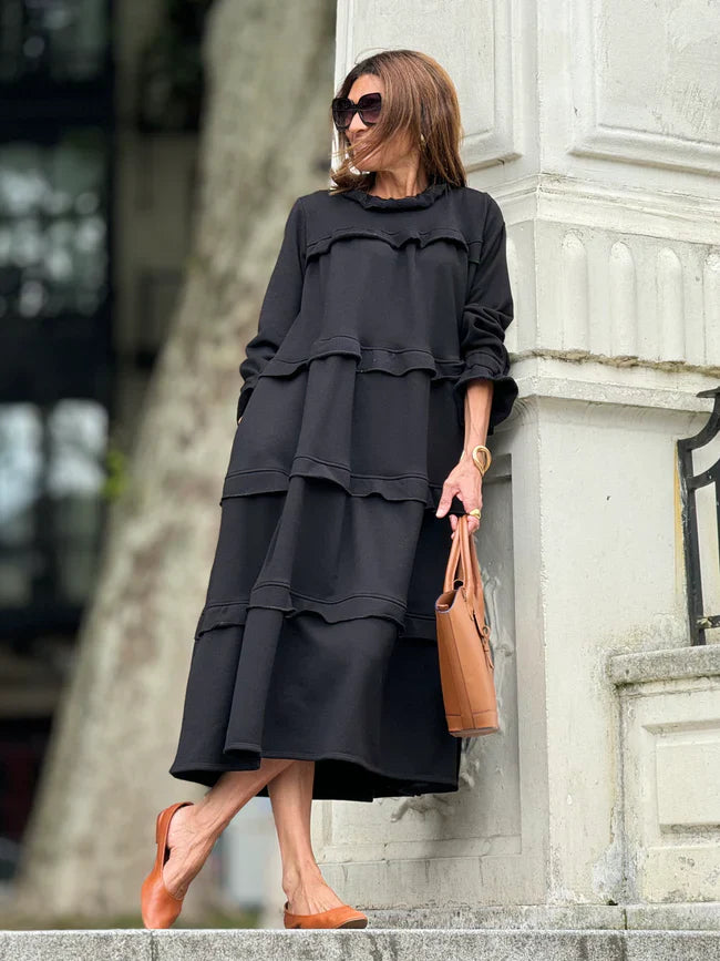 Laura | Vestido con volantes y bolsillos