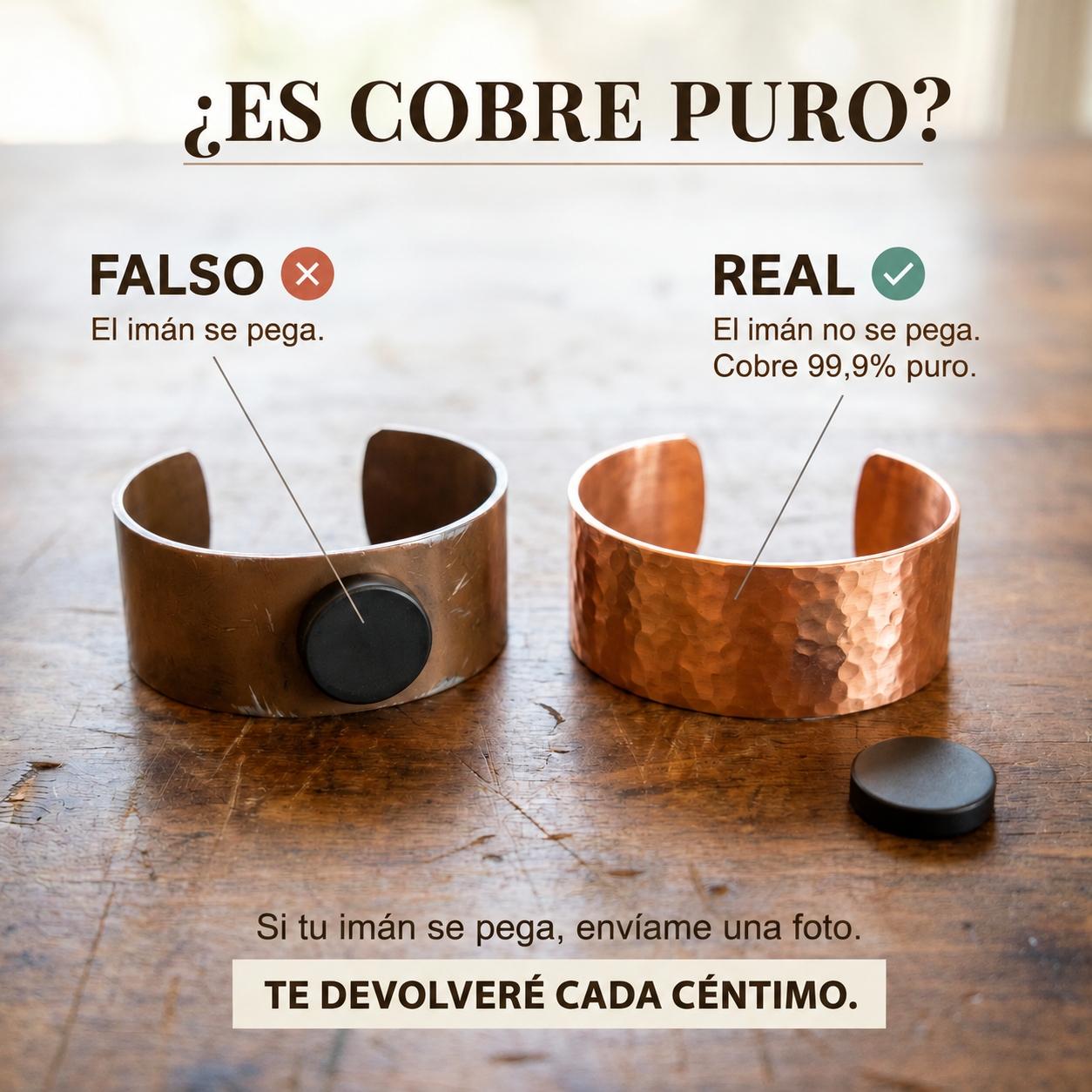 Pulsera de Cobre "Brisa" de Isabella Barcelona