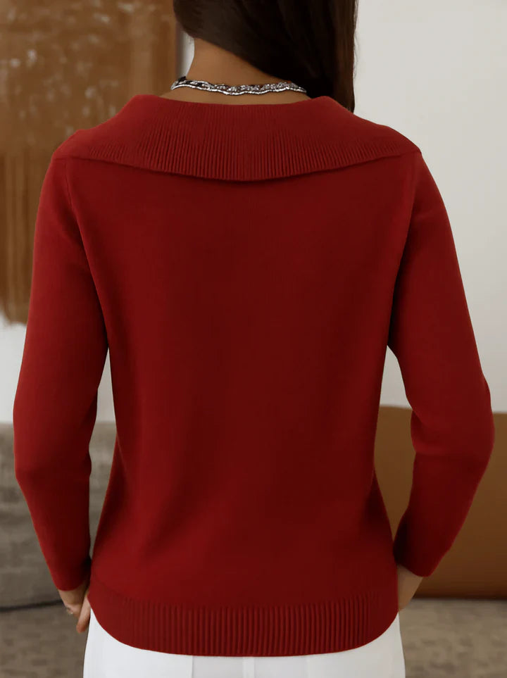 Lucía - Jersey cálido con cuello suave