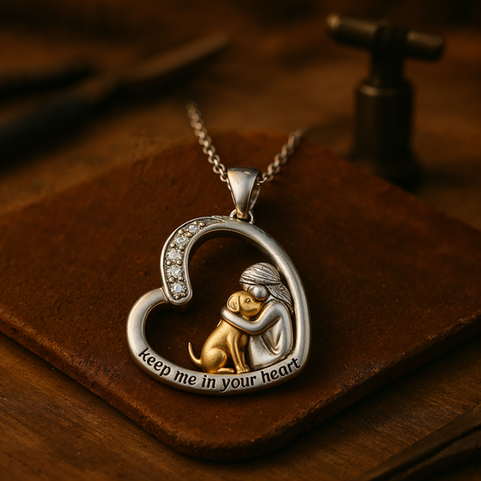 CorazónFiel - colgante para amantes de los perros