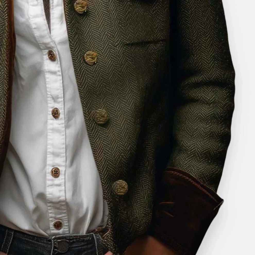 Daniela - Chaqueta elegante con detalles en terciopelo