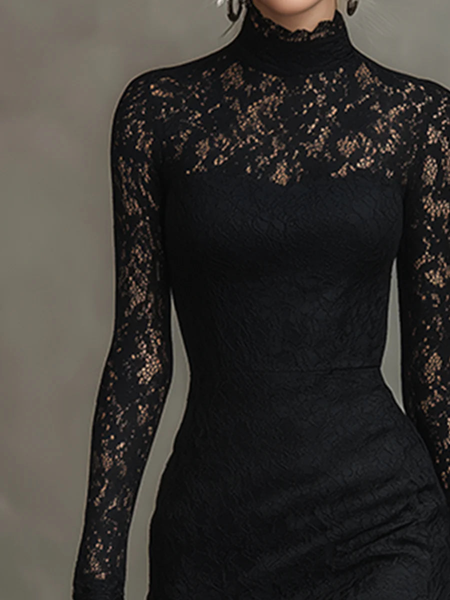 Veronika | Vestido de Noche en Encaje Floral