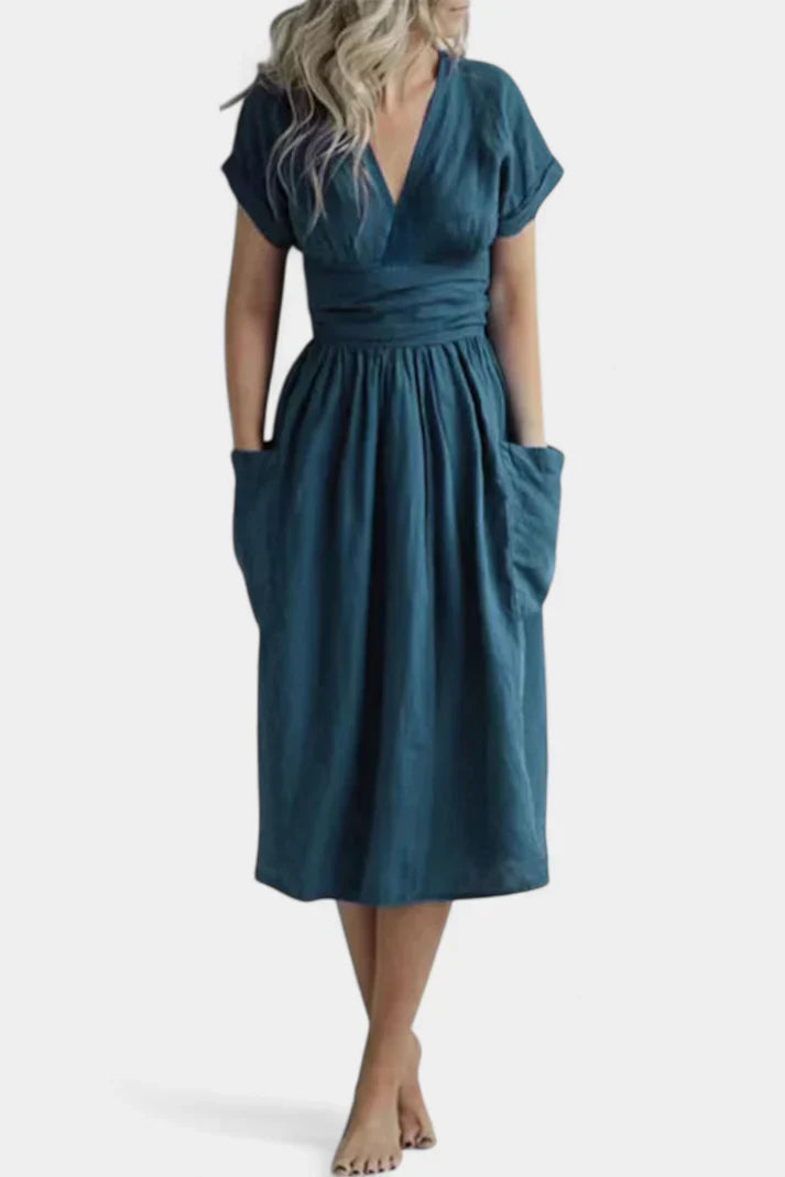 Aurora™ – Elegante vestido casual con escote en V