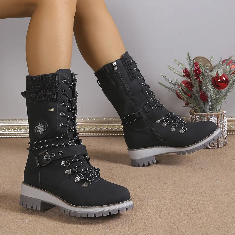 Livia – Botines de invierno impermeables con forro polar