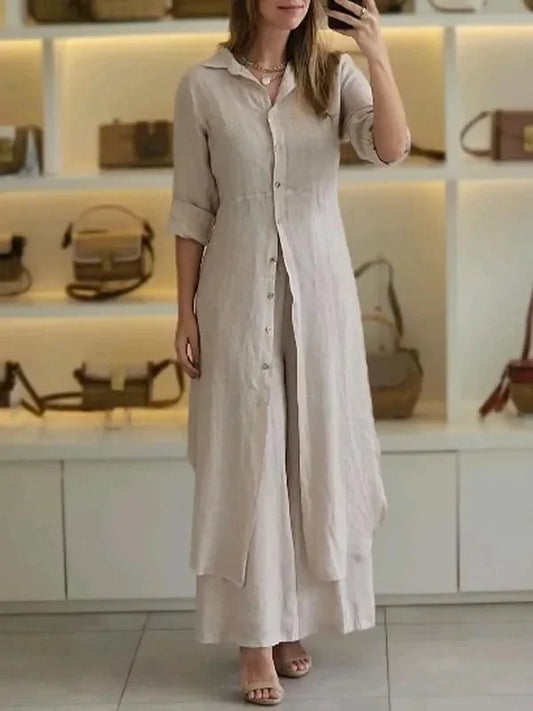 Alejandra – Conjunto camisero elegante