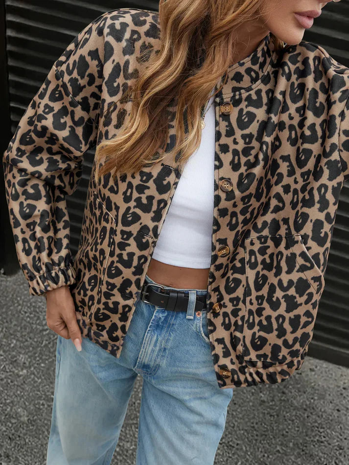 Viviana - Chaqueta estampada animal print