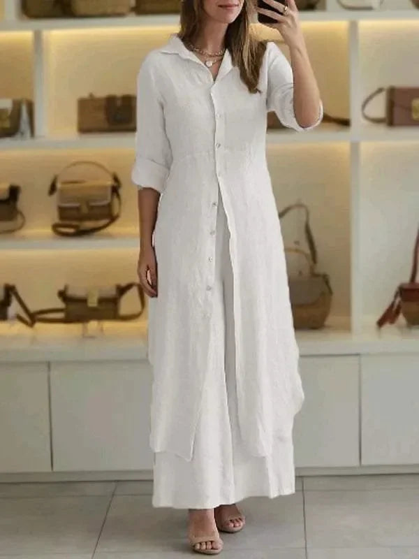 Alejandra – Conjunto camisero elegante