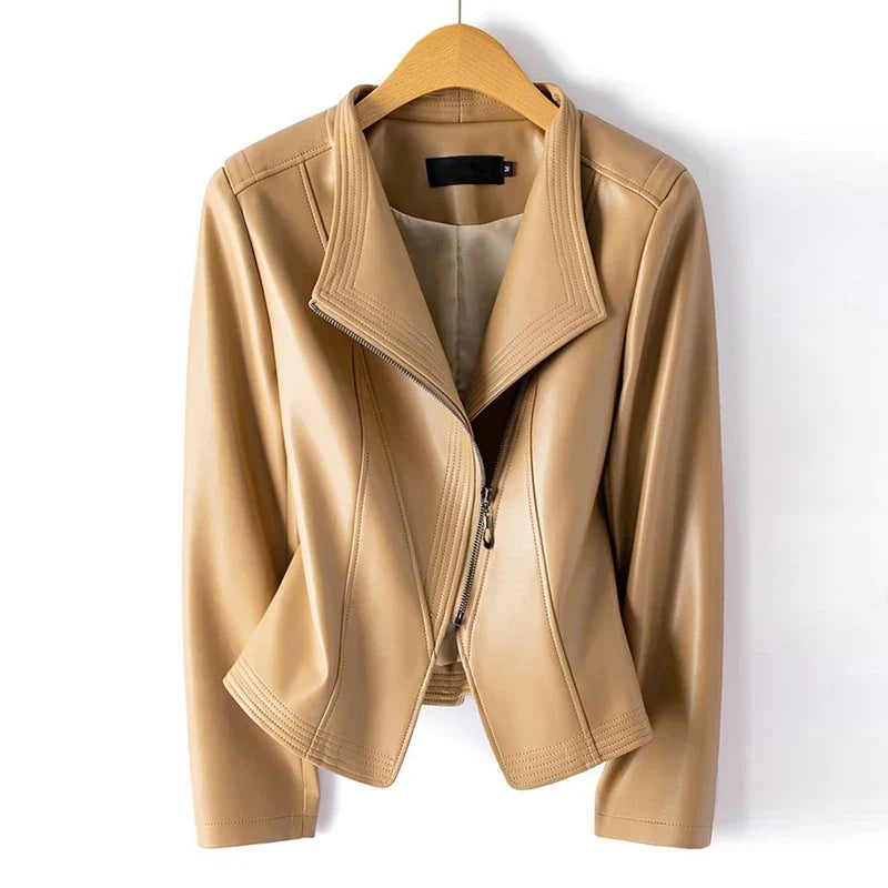 Valeria - Chaqueta motera con diseño estructurado