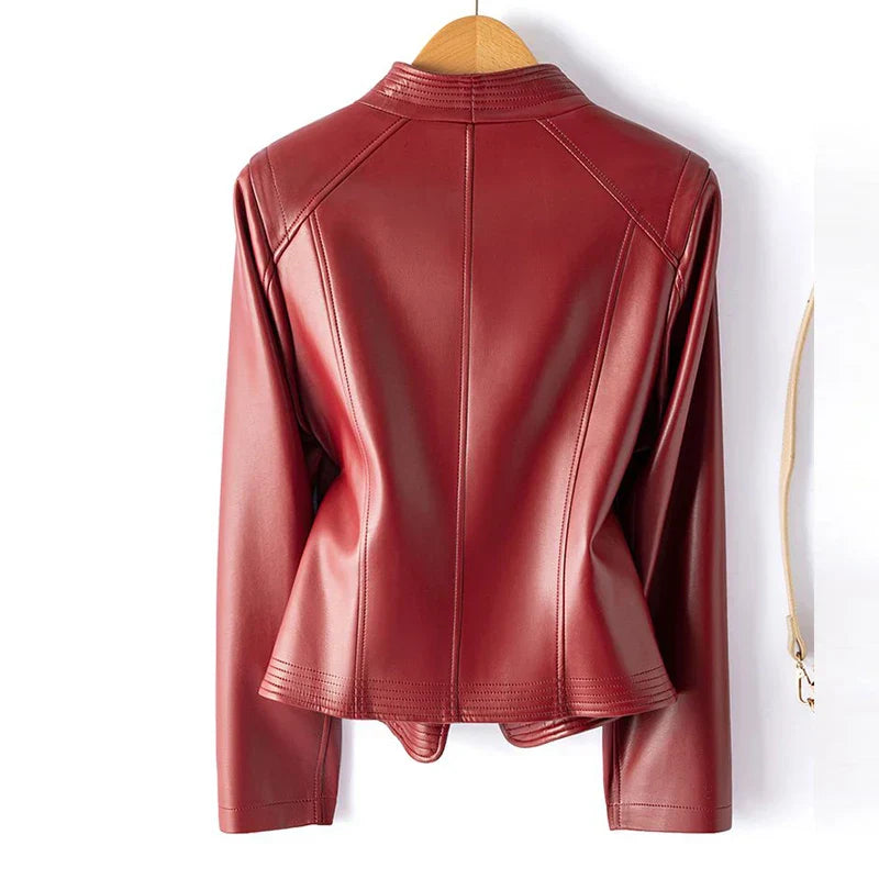 Valeria - Chaqueta motera con diseño estructurado