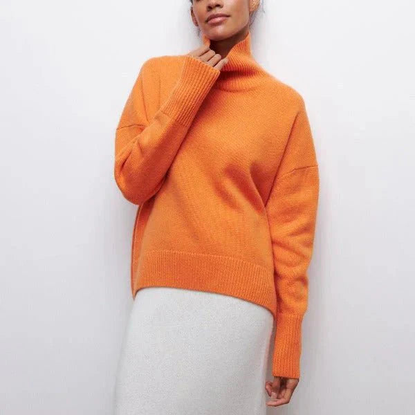 Aija - Jersey de cuello alto oversize