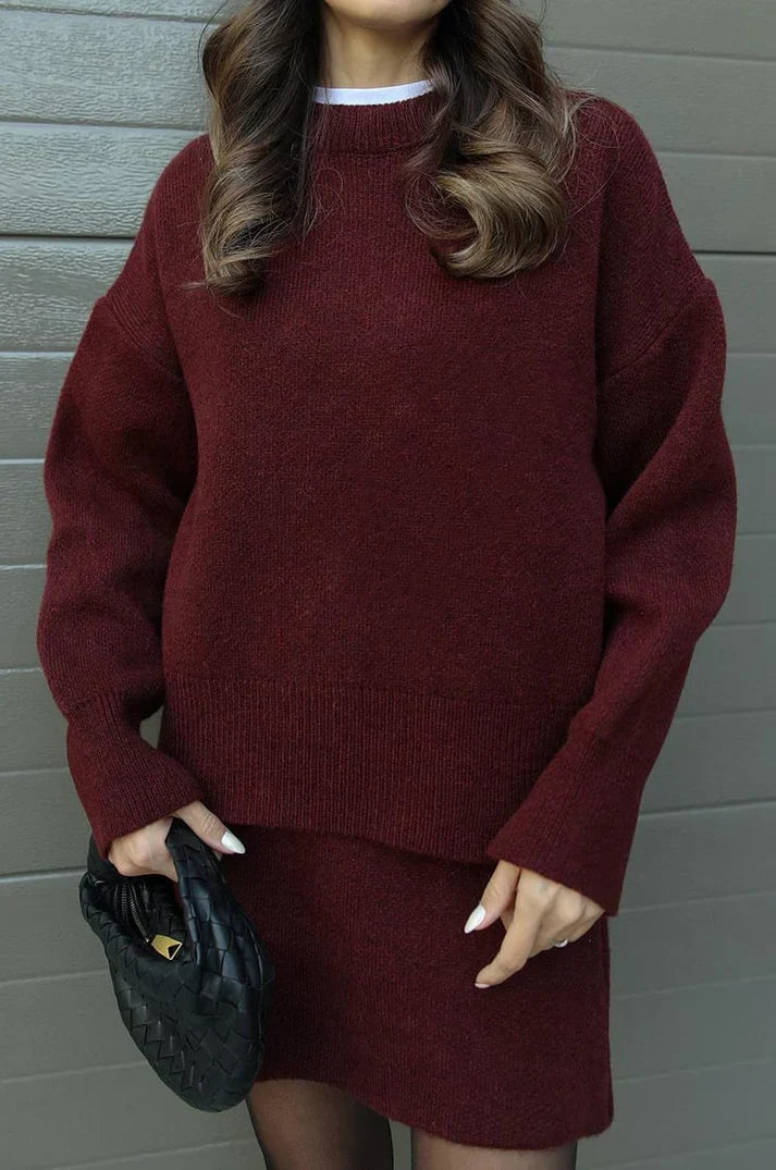 Marisol - conjunto de sueter y falda