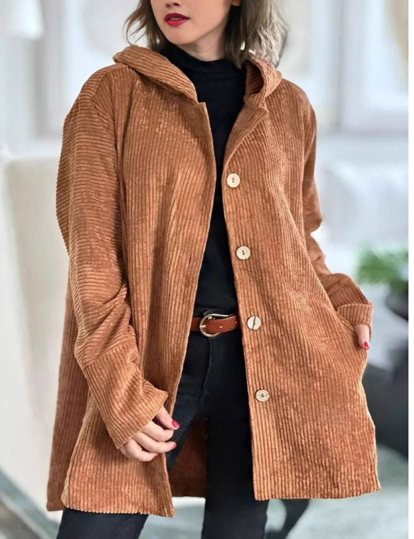 Raquel - Chaqueta con capucha estilo casual