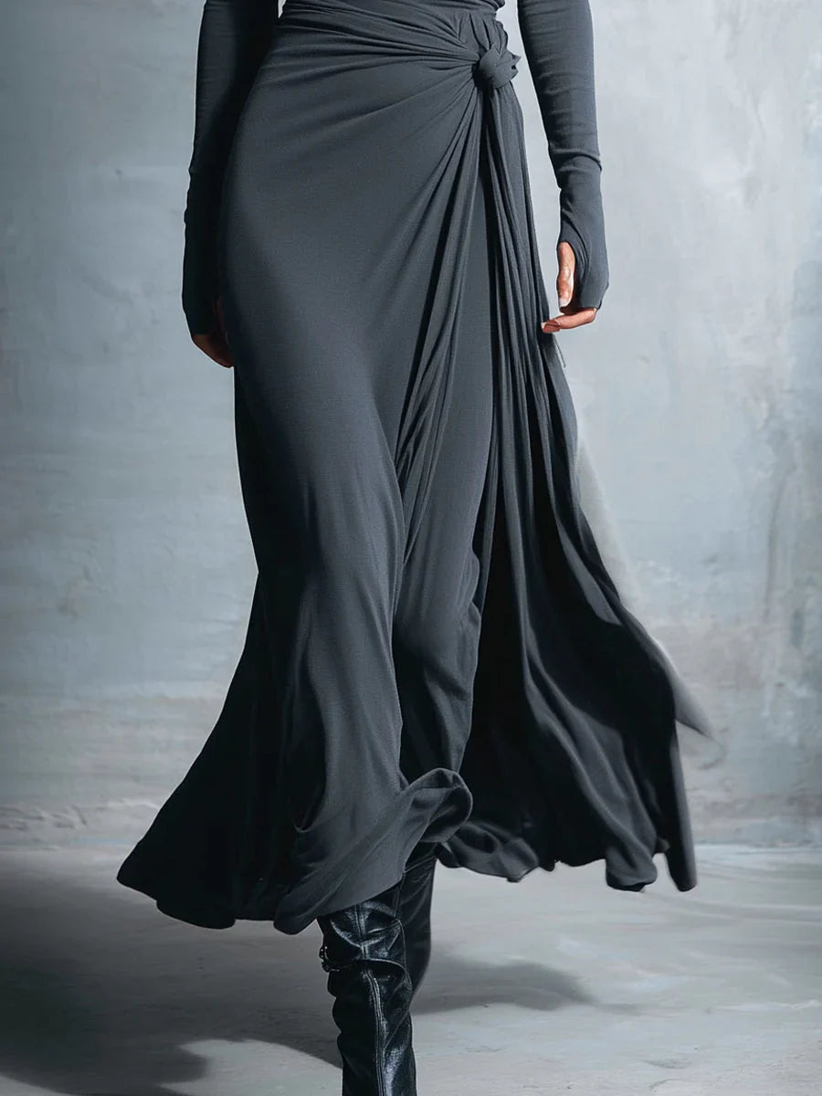 Veya – Vestido largo fluido elegante