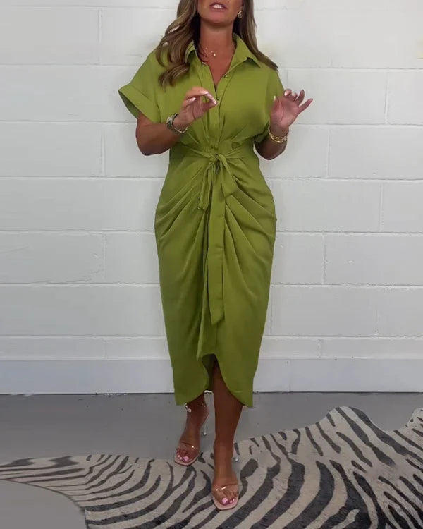 Valeria™ Elegante vestido plisado