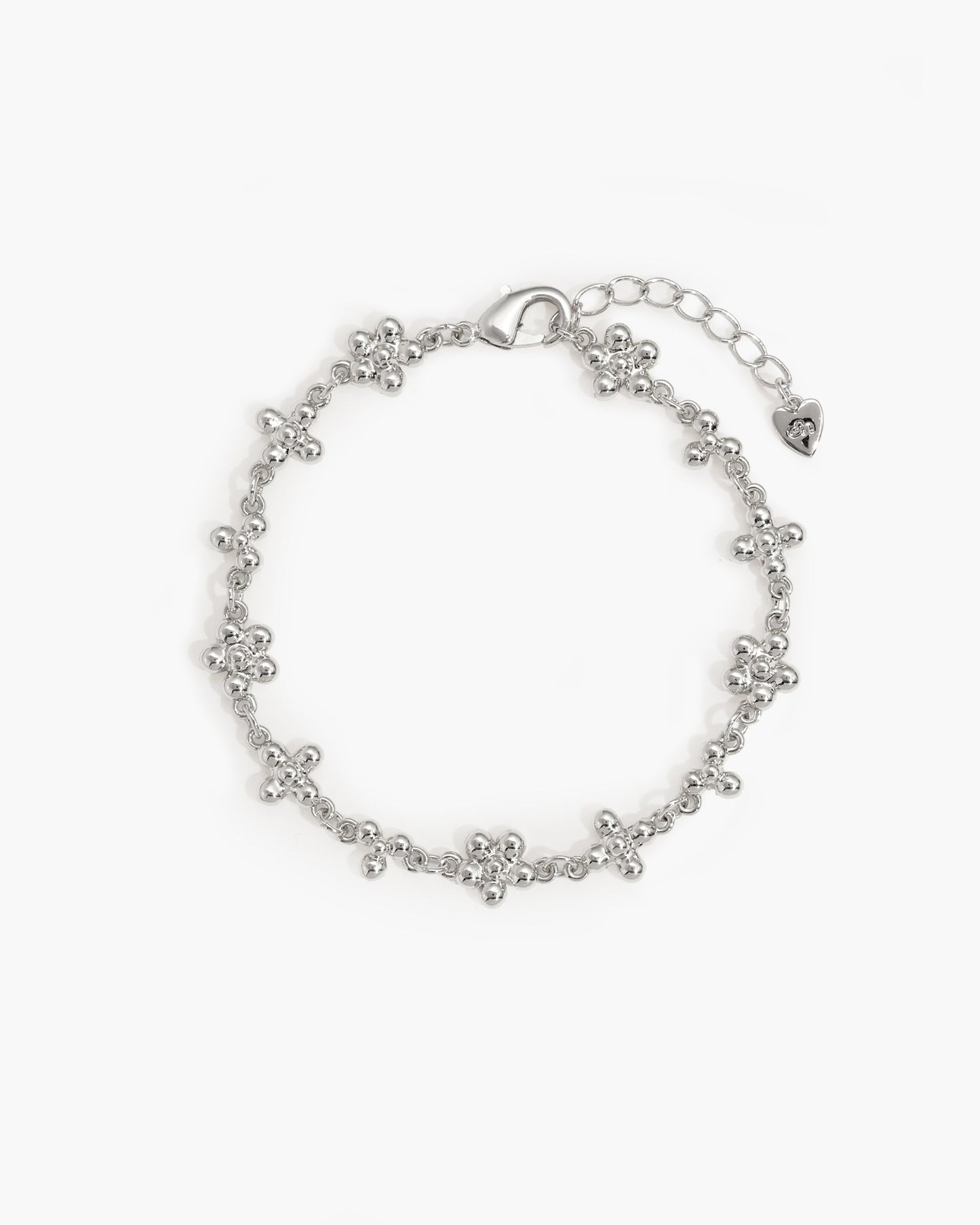 Margarita | Pulsera Flor en Latón Chapado