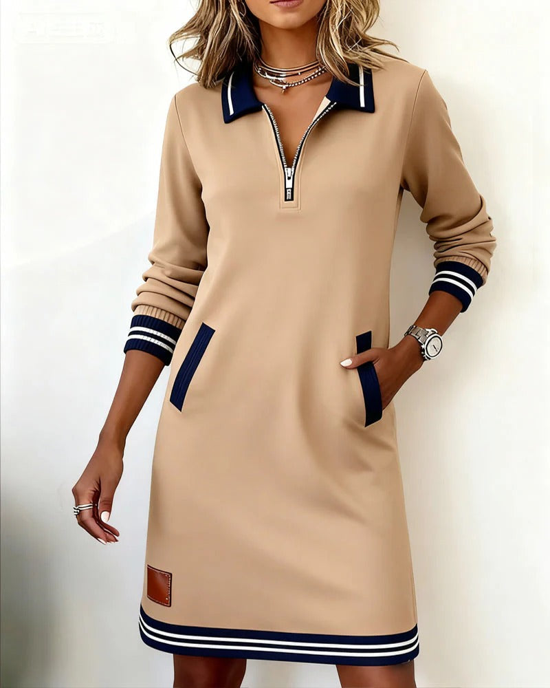 Adriana | Vestido Corto con Bordado Suizo