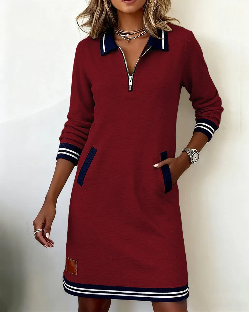 Adriana | Vestido Corto con Bordado Suizo