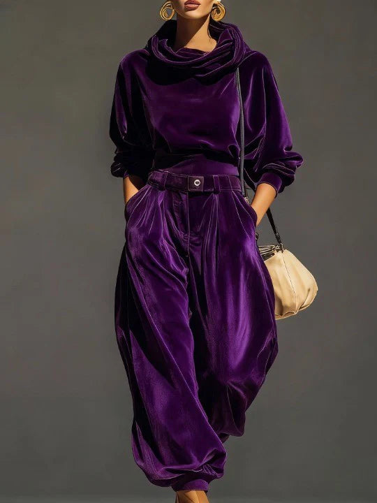 Alma – Conjunto de terciopelo vintage