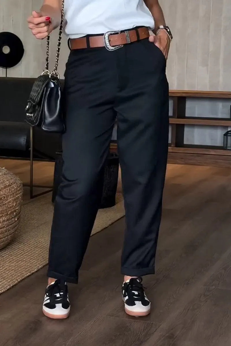 Matilda – Pantalón elegante de corte recto con rayas