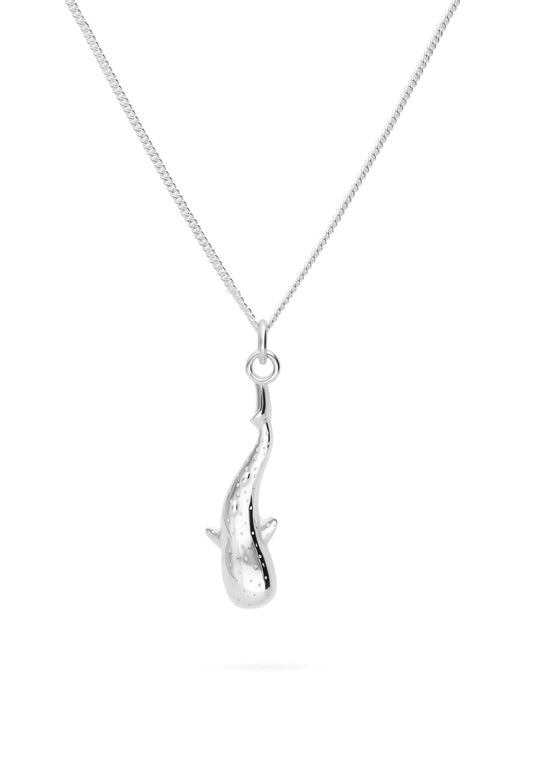 Marea | Collar Tiburón Ballena en Plata de Ley