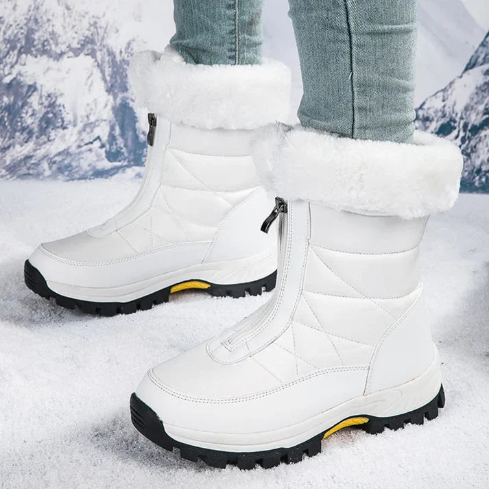 Rina - Botas de nieve antideslizantes y cálidas