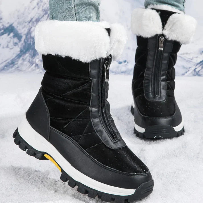 Rina - Botas de nieve antideslizantes y cálidas