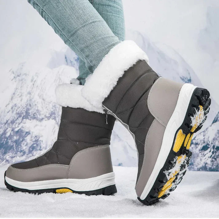 Rina - Botas de nieve antideslizantes y cálidas