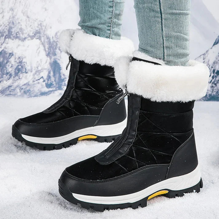 Rina - Botas de nieve antideslizantes y cálidas