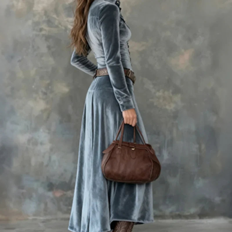 Vena - Vestido maxi moderno y fluido